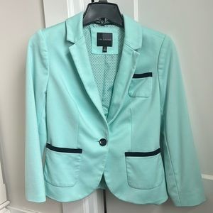 Turquoise Blazer from The Limited